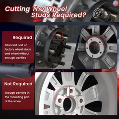 5×4.72 Wheel Spacers 1 Inch – 5 Lug CNC Machined Forged 5×120 Hubcentric