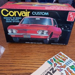 VINTAGE Amt T159-1969 Corvair Custom NIOB MODEL KIT ( CIRCA 1975 ISSUE)