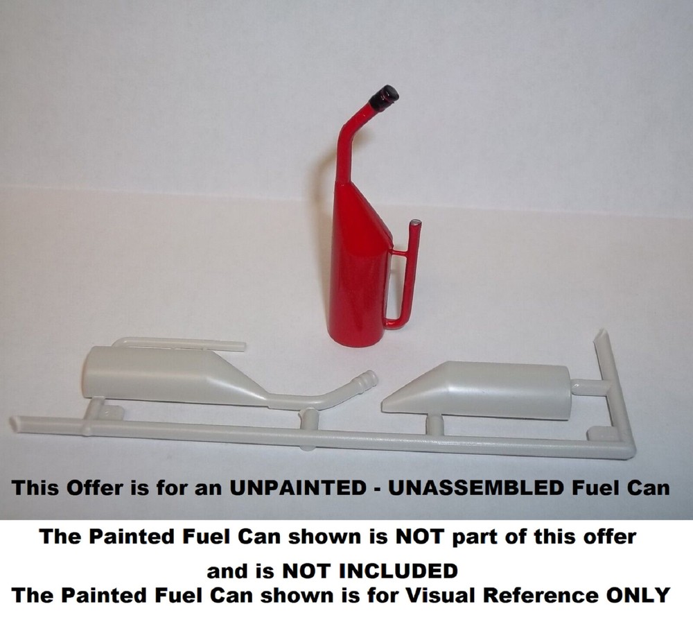 PARTS – DIORAMA TOOLS – NASCAR STYLE FUEL DUMP CAN – 1/25 SCALE