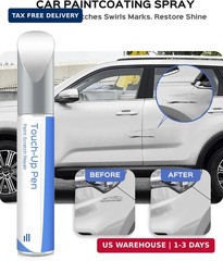 SWP Snow White Pearl Tricoat Touch Up Paint Compatible with Kia Exact Match Chip