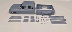 ABS-LIKE RESIN 3D PRINTED 1/25 1985 CHEVROLET K30 CREW CAB DUALLY BODY
