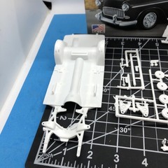 55 56 Chevy Bel Air Sedan Detailed CHASSIS W Instructions 1:25 LBR Model Parts