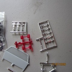 Revell/Lindberg 1/25 scale model car parts/ Light bars and police equipment