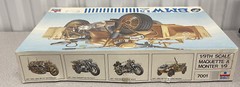 ESCI MOTORCYCLE BMW R / 75 W SIDECAR SCALE 1/9TH MODEL KIT BOX 1986