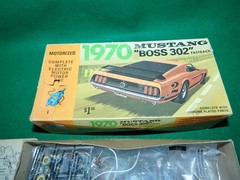 Vintage Palmer Plastics 1970 Mustang “Boss 302” Fastback Motorized-Unassembled
