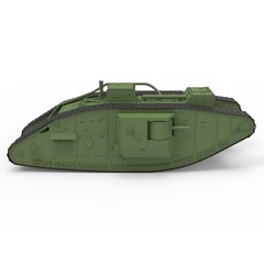 Military Model Kit Great Britain Machine Mark V, Male Heavy Tanks