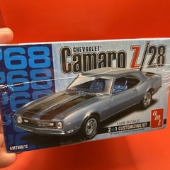 1968 Camaro Z/28 AMT Hood Wheels Engine Trans Headers Model Parts 1:25 New 10