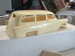 R & R RESIN 1953-1954 CHEVY 2 DOOR WAGON RESIN KIT! CIRCA 90’s-2000’s! VMCP!