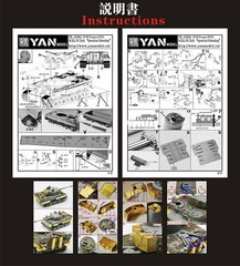 1/35 Panzer IV Tiger 1 Early“Ochsenkopf”Full PE Set w/Barrel Kit for Dragon 6328