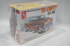 AMT T295 Build Stock or Drag 1951 ’51 Chevy Bel Air MODEL KIT 1:25 NEW SEALED