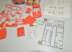 Vintage 1980 MPC RISING SUN Datsun Pickup Truck Junkyard Model Parts Lot 1/25