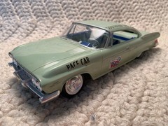 Lot Of 2 Vintage Johan 1961 Rare Green Mopar Car Models Plymouth & Dodge Coupes