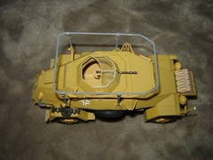 Built German Armored Vehicle 5-1/2 inches long Well Built & Painted Ex Cond