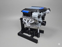 CHEVY CORVETTE ZR1 SUPERCHARGED ENGINE VROOM VROOM 3D PRINTED MODEL ENGINE