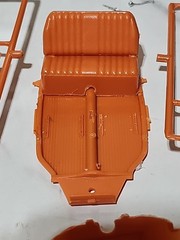 Vintage Pyro The Beetle V.W. Sun Roof Sedan, 1/25 model car kit, Build Started