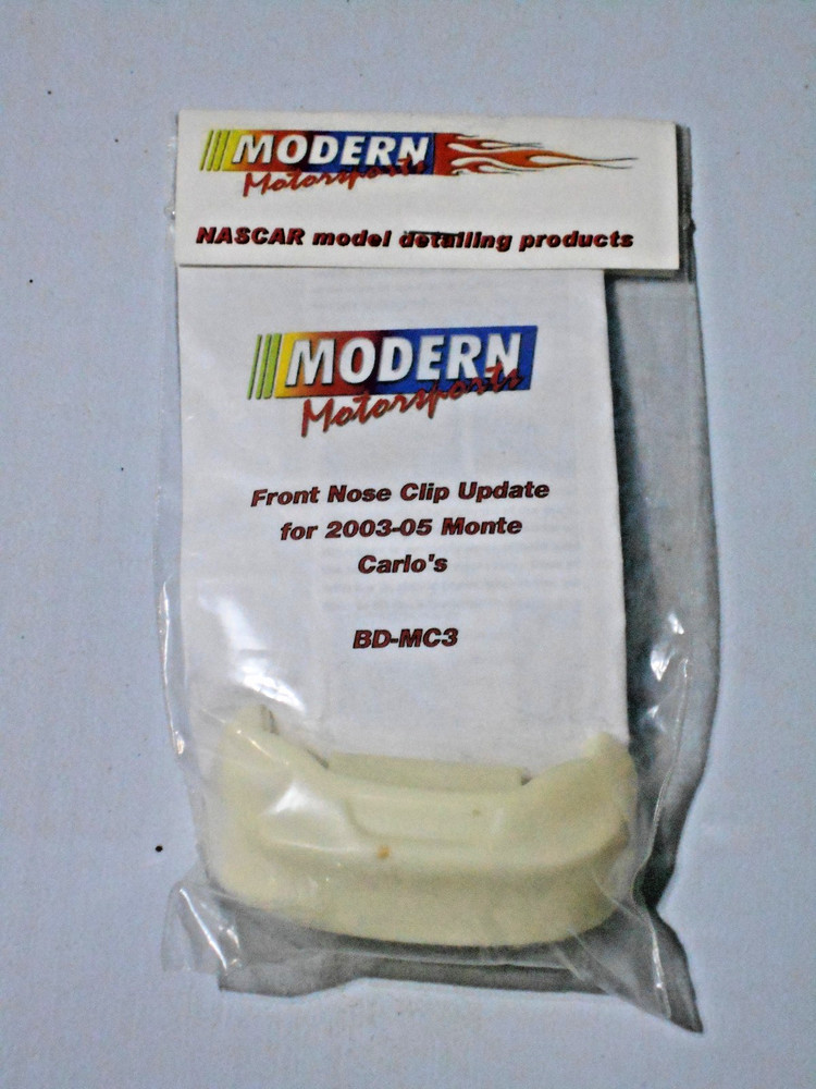 PARTS – RESIN CONVERSION 2003-2005 CHEVROLET MONTE CARLO UPDATED NOSEPIECE 1/24