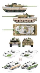 Border TK7201 1/72 Scale German MBT Leopard 2A5/A6 Model Kit