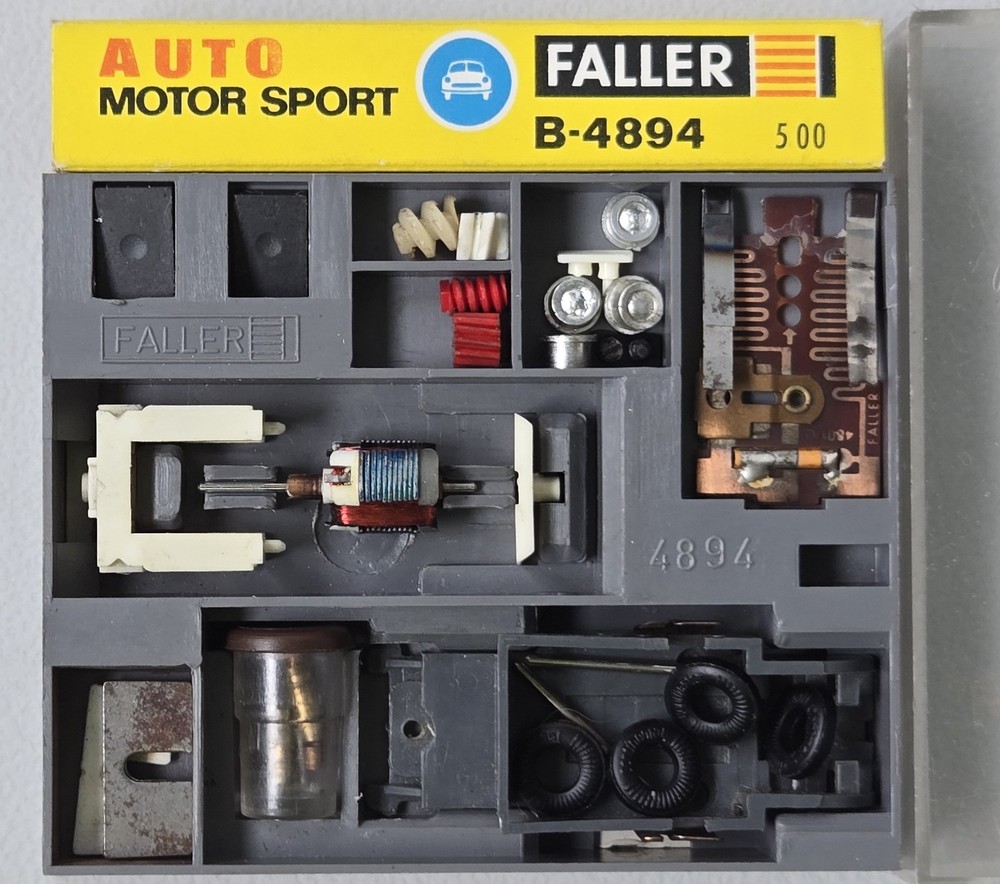 Faller AMS B 4894 Fiat Block Motor Auto Kit 1960s Rare In Box