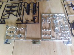 Batmobile Body, Chassis, Interior, Engine, Glass, Trim- AMT 1/25 – Parts