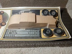 PINECAR*DELUXE CAR KIT*P374 BANDIT COUPE*WOODEN CAR DERBY*SP*NOS*SAI