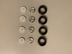 Revell 1/24 1966 Shelby GT 350H Wheels And Tires/junkyard/diorama