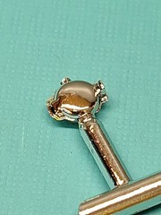 Revell AMT Ertl Monogram MPC 1/25 Model Part 1969 Corvette Chrome Fuel Cap