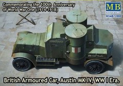 Master Box 72008 British Armoured Car Austin MK IV WWI model scale 1/72