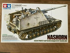 TAMIYA 35335 Nashorn No.335 1/35 Plastic model kit 8.8cm Pak 43/1 Sd.kfz.164