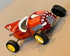 Vintage Custom Built Wood Midget Racer Model Indy 500 Marx Slush Race Stock Car