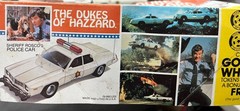 MPC 0663 Dukes Of Hazzard Roscoe’s Police Car Started Original model 1/25 McM