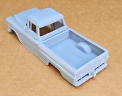 ABS-LIKE RESIN 3D PRINTED 1/25 1958 CHEVROLET APACHE PICKUP BODY