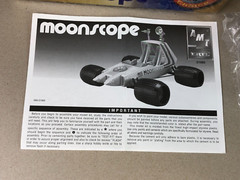 OPEN BOX 2002 AMT ERTL 1:25 Plastic Model Kit GEORGE BARRIS MOONSCOPE #31565