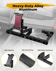 Electronic Device Mounts with Grab Bar, 6061 Billet Aluminum Electronic Device H