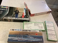 icm-water line series-revell-skywave model sealed kit assorted lot- package Wear