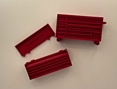 72 Tool Box Triple Bank Rolling Cabinet 1 25 Scale Garage Diorama Shop Scenery