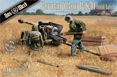 DAS WERK 1/16 German 7.5cm PaK40 Mid/Late (2 in 1)