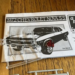 AMT ERTL ’72 Chevy Nova SS Model Car 1:25 INCOMPLETE For PARTS