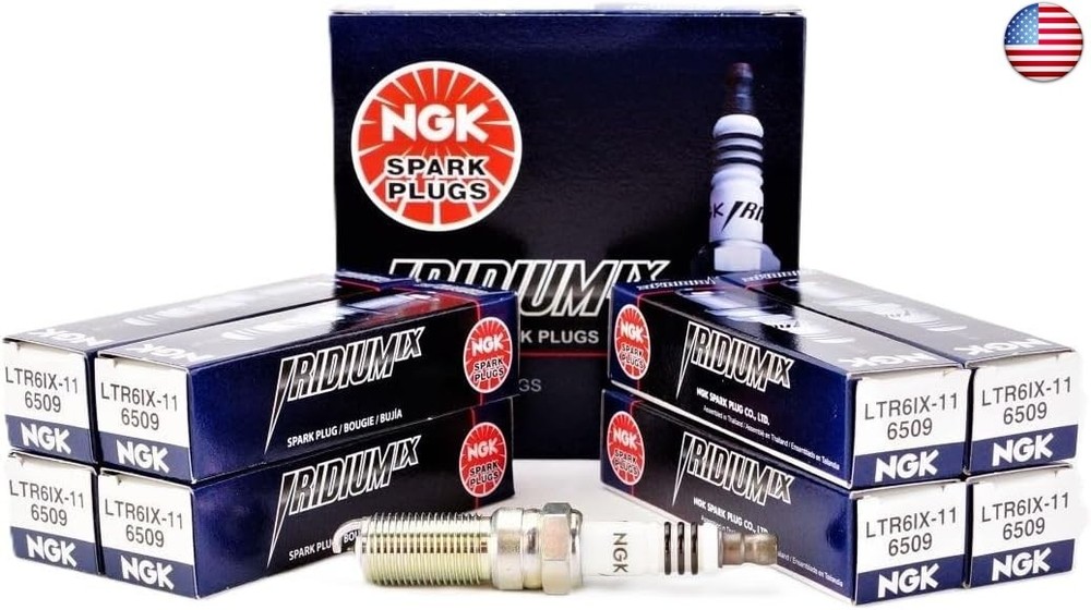 NGK Spark Plug LTR6IX-11 6509 Pack of 8