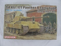 Dragon 1/35 German Sd.Kfz.171 Panther A Early Type Tank Model Kit #6160 Read!
