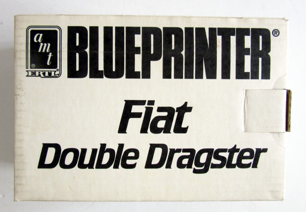 Vintage 1992 AMT release,, FIAT DOUBLE DRAGSTER, Complete