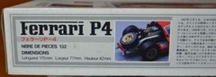 Union Model 1/24 Ferrari 330 P4 Plastic Model Kit jp