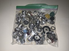 Junkyard Assortment of Plastic Parts for Model Cars or Trucks