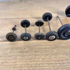 Vintage Antqiue Lot Of Toy Wheels 16 Pcs Various Sizes