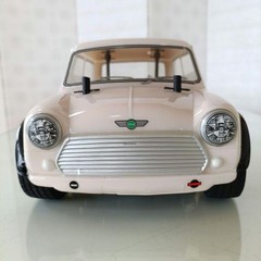Tamiya Mini Cooper Racing M-05 1/10 RC Car Kit Beige Tested Working With Box