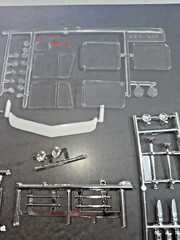 Kenworth Conv W- Parts Lenses Cab Hood Fenders Bumper Glass Grille AMT NEW PARTS