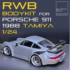3D Printed RWB BODY KIT for Porsche 1988 TAMIYA 1-24th