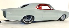 Resin 17/15 Scale inch Weld S71 Drag Wheels With Cheater Slicks 1/24, 1/25