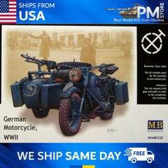 Master Box 3528 WWII German motorcycle 1/35