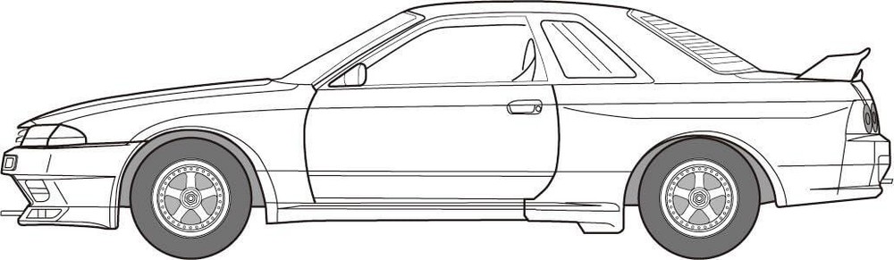 Fujimi ID-324 1/24 Winfield Skyline (Skyline GT-R [BNR32 Gr.A]) Australia 1992