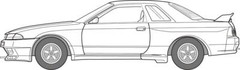 Fujimi ID-324 1/24 Winfield Skyline (Skyline GT-R [BNR32 Gr.A]) Australia 1992